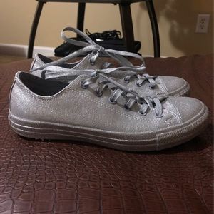 Converse glitter shoes!